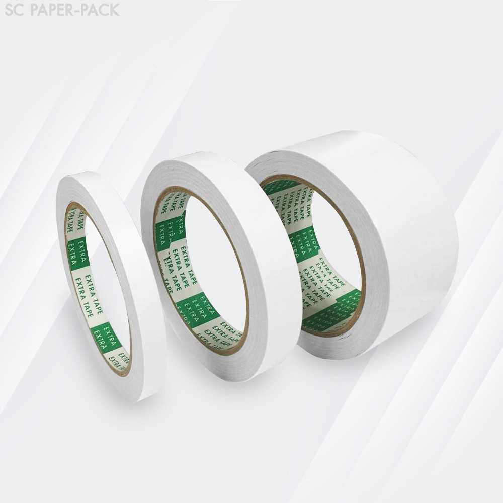 เทปกาว 2 หน้า (20 หลา) (แพ็ค 1 ม้วน)