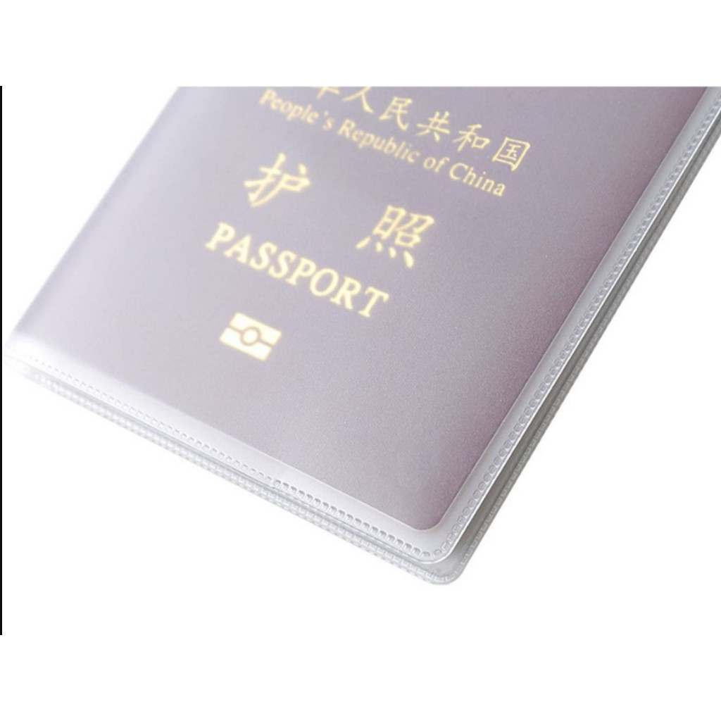 ซองใส่พาสปอร์ต passport (ขุ่น/ใส) ปกพาสปอร์ต มีช่องสำหรับใส่บัตร ปกหนังสือเดินทาง