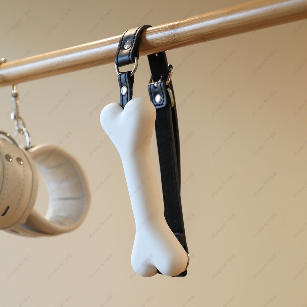 SM ปลั๊กปากกระดูกสุนัข sm ของเล่นทางเลือกสนุก ๆ ซิลิโคนปากลูกปิดปากลูกปากปากปากเครื่องทรมาน