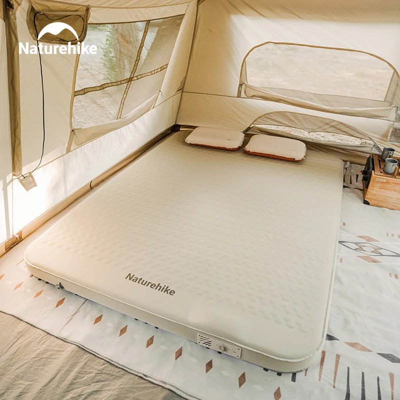 Naturehike Air Mattress Self-inflatting Camping เต็นท์ C12 Mat 1-2Person พับเบาะรองนอนในตัวปั๊ม TPU Inflatable ที่นอน