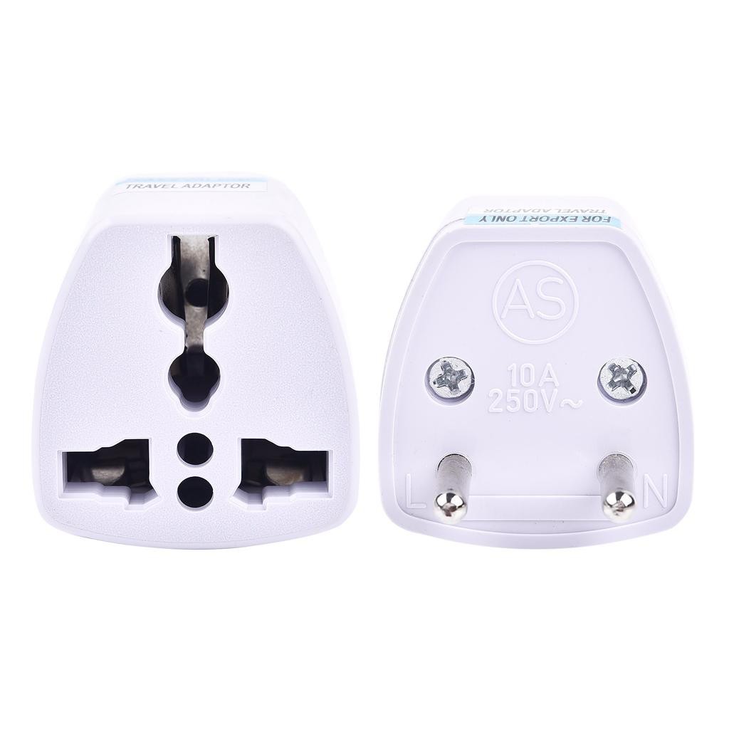 UK To EU Euro Euro Euro Euro Euro Euro Europe Travel Adaptor Plug 2 Pin Adapter - 503-2J18A