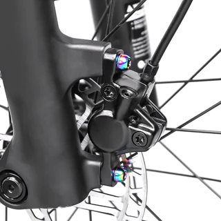 Muqzi 6 ชิ้น M6x17 มิลลิเมตรดิสก์เบรก Caliper Bolts จักรยาน Stem Bolt MTB Crank Arm สกรูเครื่องซักผ้าชิ้นส่วนจักรยาน