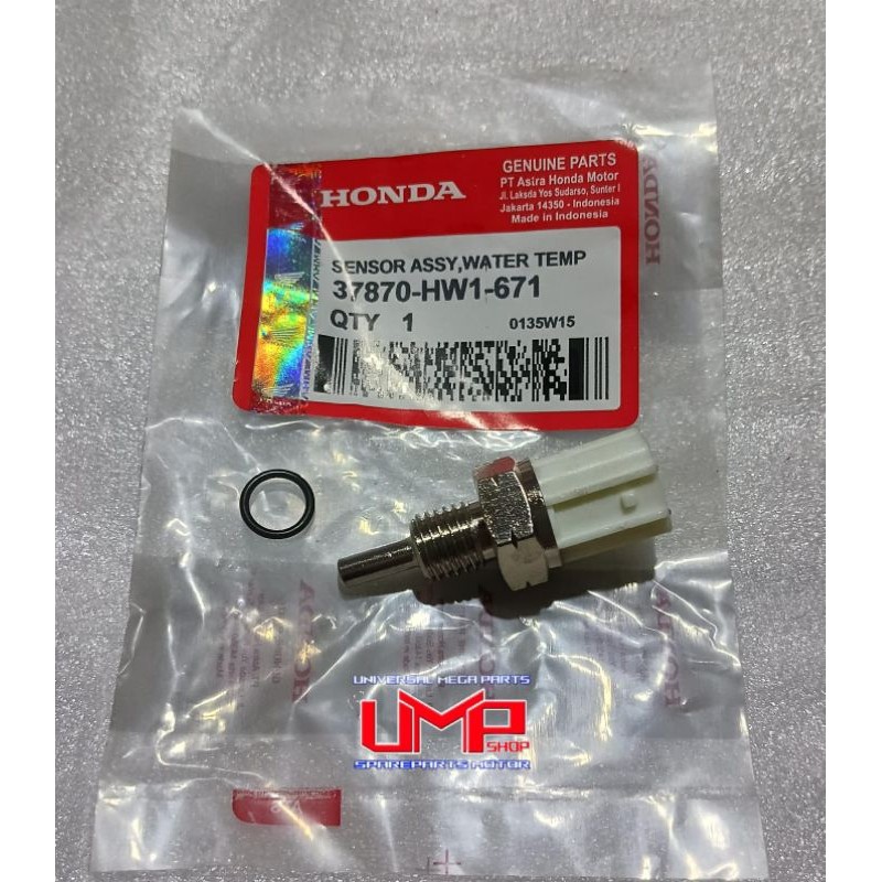 37870 HW1 671 เซ็นเซอร์อุณหภูมิ ECT EOT RADIATOR SENSOR.THERMO SENSOR.VARIO 110. กุญแจมอเตอร์ไซค์