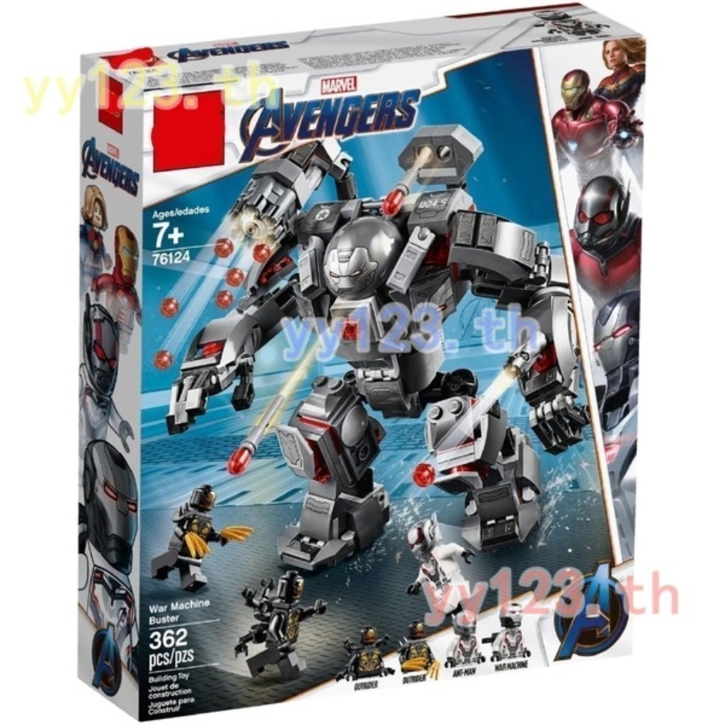 Ofs Yoyo ของเล่นบล็อกตัวต่อ ลาย Marvel The Avengers War Machine Buster 76124 07120 11259 4012 ES1