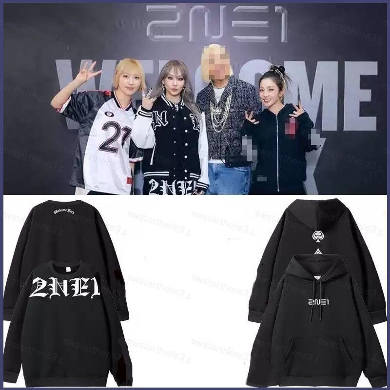 Ye 2NE1 CL Park Bom Sandara Park Minzy Hoodie Anime Sweatshirt Unisex แขนยาว #873