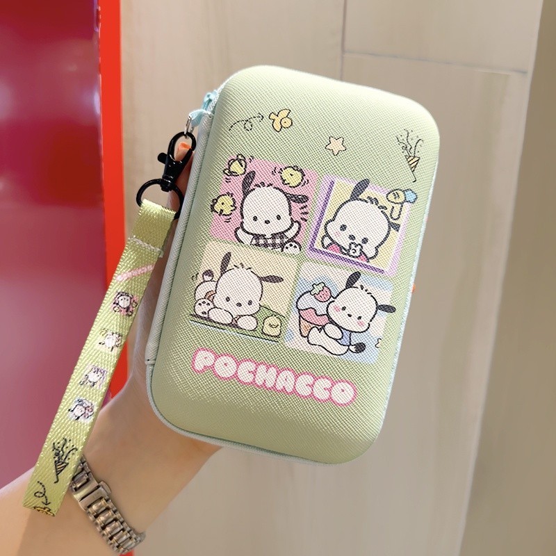 น่ารัก Cinnamoroll Ccd กระเป๋ากล้อง Hold-Proof Hard Shell การบีบอัด-Resistant การ์ดดิจิตอลขนาดเล็กกระเป๋าเก็บกล้องเหมาะสําหรับ Canon Sony กระเป๋าเครื่องสําอาง