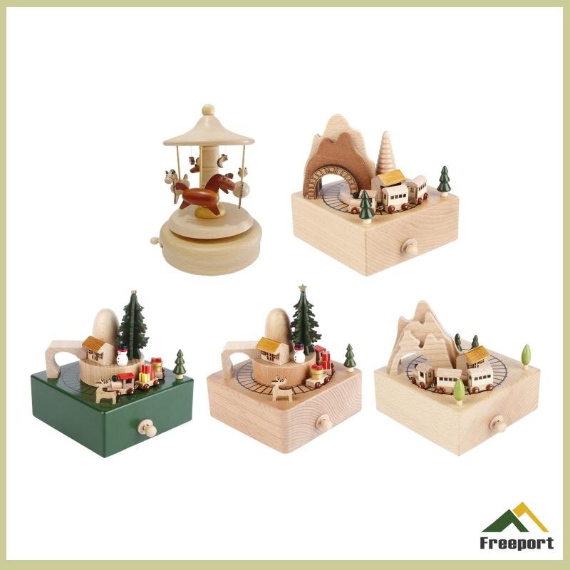 [Szgqmyyx1] ไม้คลาสสิกไขลานกล่องดนตรี Clockwork Mechanical Music Movement สําหรับครอบครัวเด็กวันเกิดตกแต่งบ้านวาเลนไทน์S - รูปที่ 3