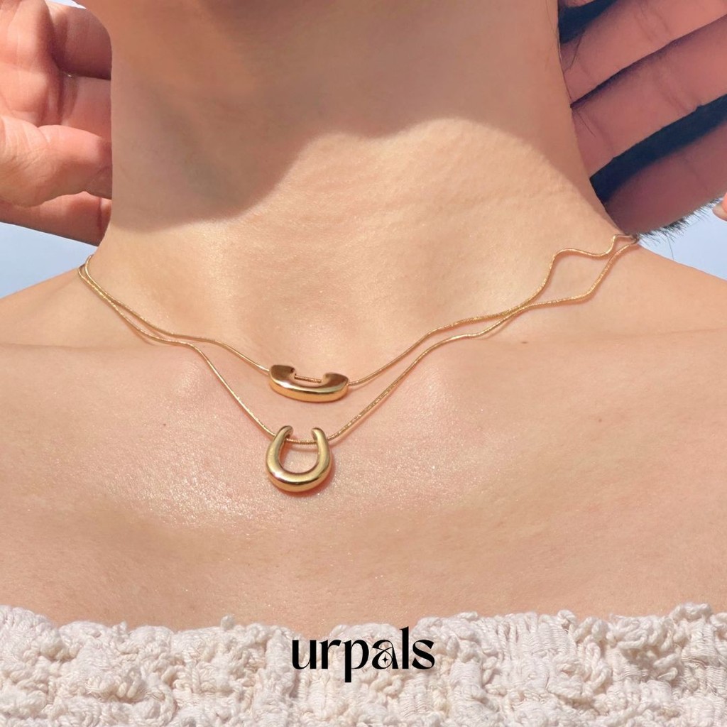 URPALS สร้อยคอ สร้อยคอสายฝอ Stainless ไม่ลอกไม่ดำ แพ้ง่ายใส่ได้