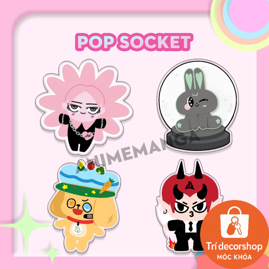 มาสคอต Griptok OTP ป๊อปเหมือง OTP วัสดุไมก้าใสผสม