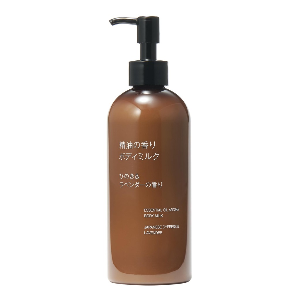 MUJI Essential Oil Scent Body Milk Hinoki & Lavender Scent 300mL OAR56A4A