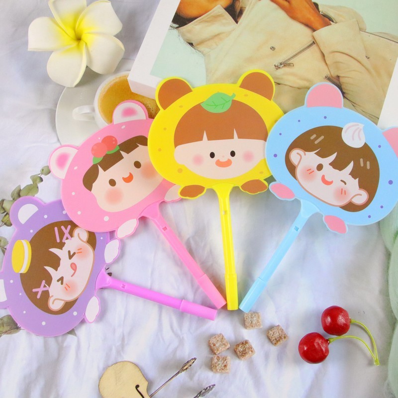 Cute Baby Motif Fan Pen Cute Bangs Color Childrens Pen Online Shopping 1195