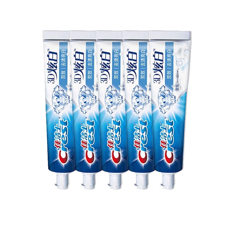 Crest 3D White Brilliance 2-Step Toothpaste 120g - Deep Clean + Whitening Finisher, 99% Professional
