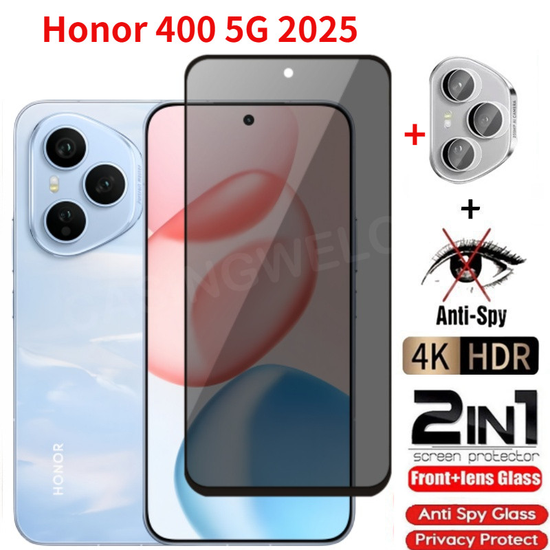 ความเป็นส่วนตัวป้องกันหน้าจอฟิล์มสําหรับHonor 400 Pro 400 Lite 400Pro 400lite 400 สมาร์ท 5G 2025 ด้า
