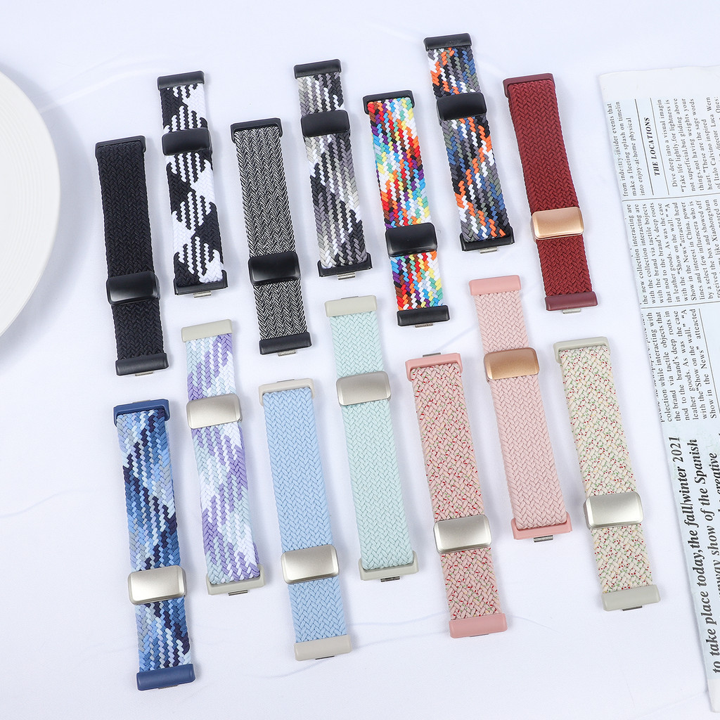 สายไนล่อนถัก for Huawei Watch Fit 4 /Huawei Watch Fit 4 Pro /Huawei Watch Fit 3 กีฬาอ่อนแม่เหล็กหัวเข็มขัดลมหายใจวง - รูปที่ 2