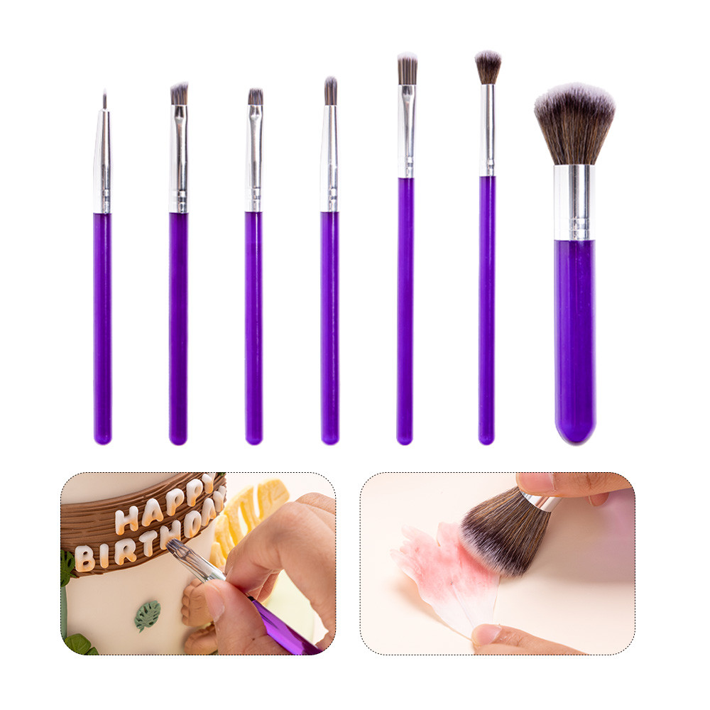 KAILAEN 2/5/7PCS ประติมากรรมแปรงทาสีชุด Fondant ตุ๊กตารุ่น Make Up เครื่องมือจิตรกรรมแปรง Art ภาพวาดรายละเอียดเครื่องมือ