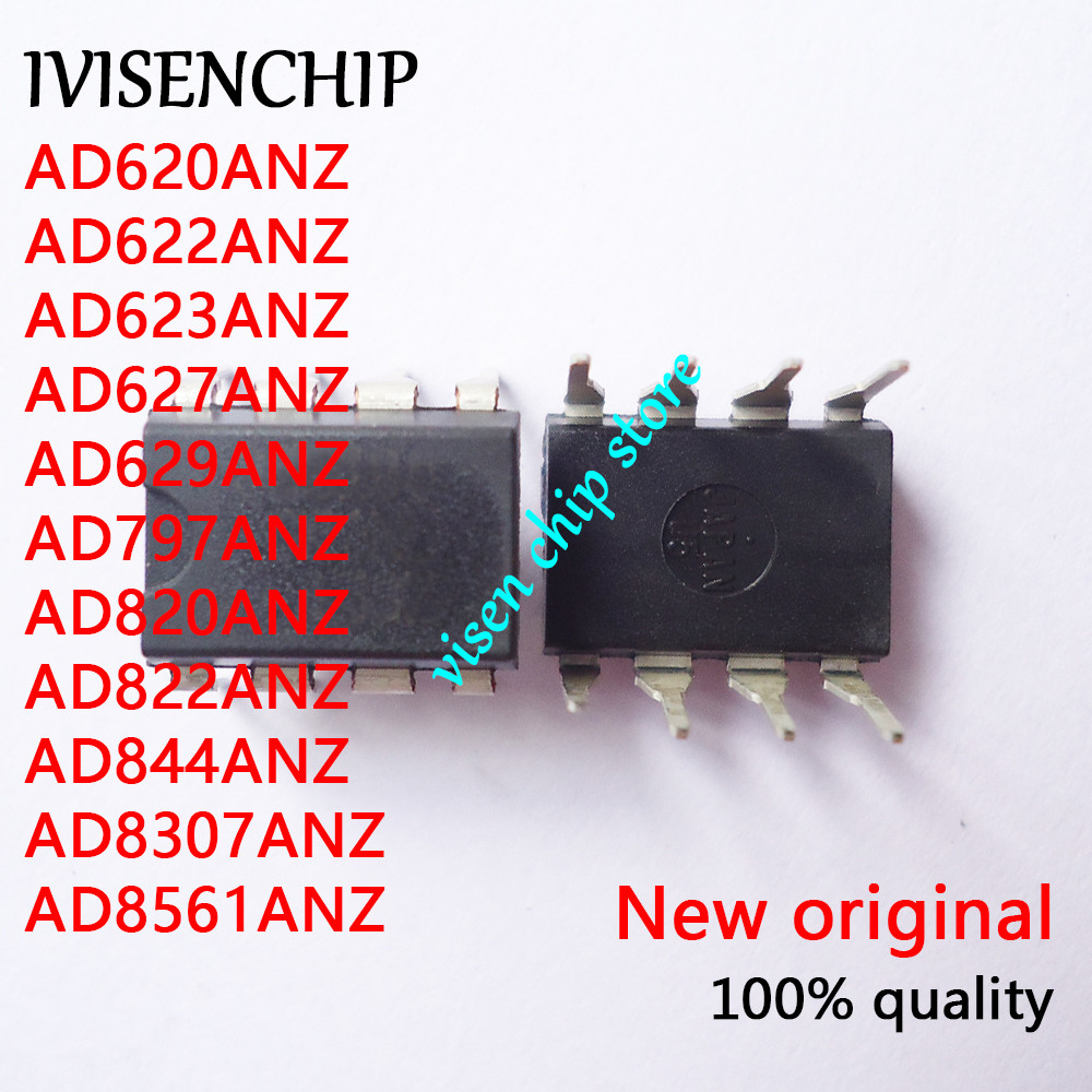 1 ชิ้น AD620ANZ AD622ANZ AD623ANZ AD627ANZ AD629ANZ AD797ANZ AD820ANZ AD822ANZ AD844ANZ AD8307ANZ AD