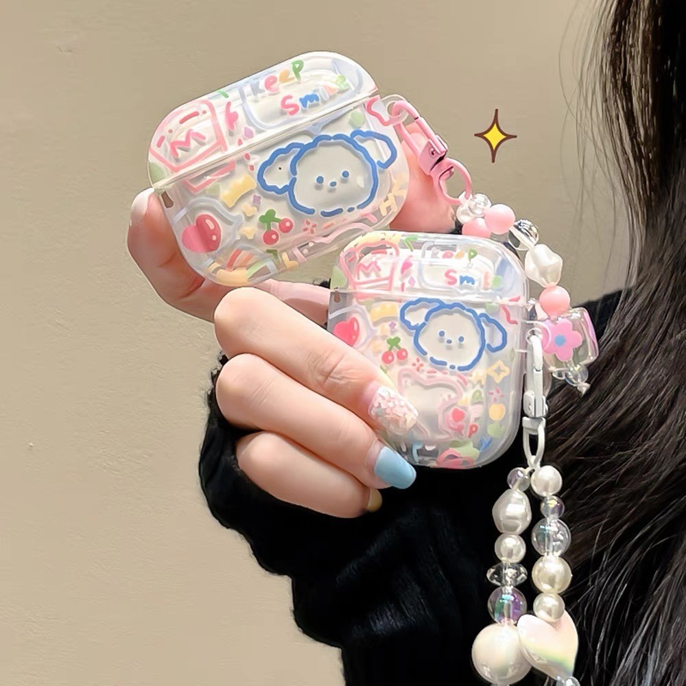 Siam【 หมาฟ้าkeep 】เคสหูฟัง i12 i11 i13 เคสใสการ์ตูนนูน 1 2 3 เคสหูฟังบลูทูธ gen gen1 gen2 เคสหูฟังไร