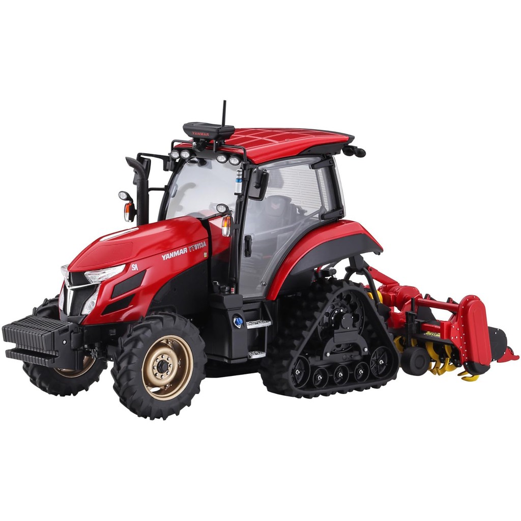 Hasegawa 1/35 Construction Series Yanmar Tractor YT5113A Robot Tractor Delta Crawler Rotary Type Pla