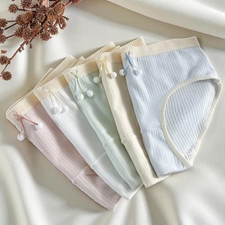 ‼️New Arrival‼️กางเกงชั้นใน สไตล์เกาหลี ผู้หญิง สีพื้น ผ้ายืดนุ่ม ใส่สบาย ระบายอากาศได้ดี ราคาถูก คุ้มค่า พร้อมส่ง