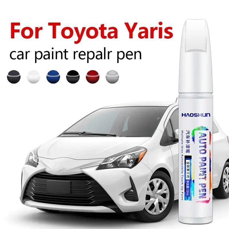 ปากกาซ่อมสี Touch Up Scratch Remover DIY อุปกรณ์เสริมอัตโนมัติสีดําสีขาวสีเทาสีแดงสําหรับ Toyota Yar