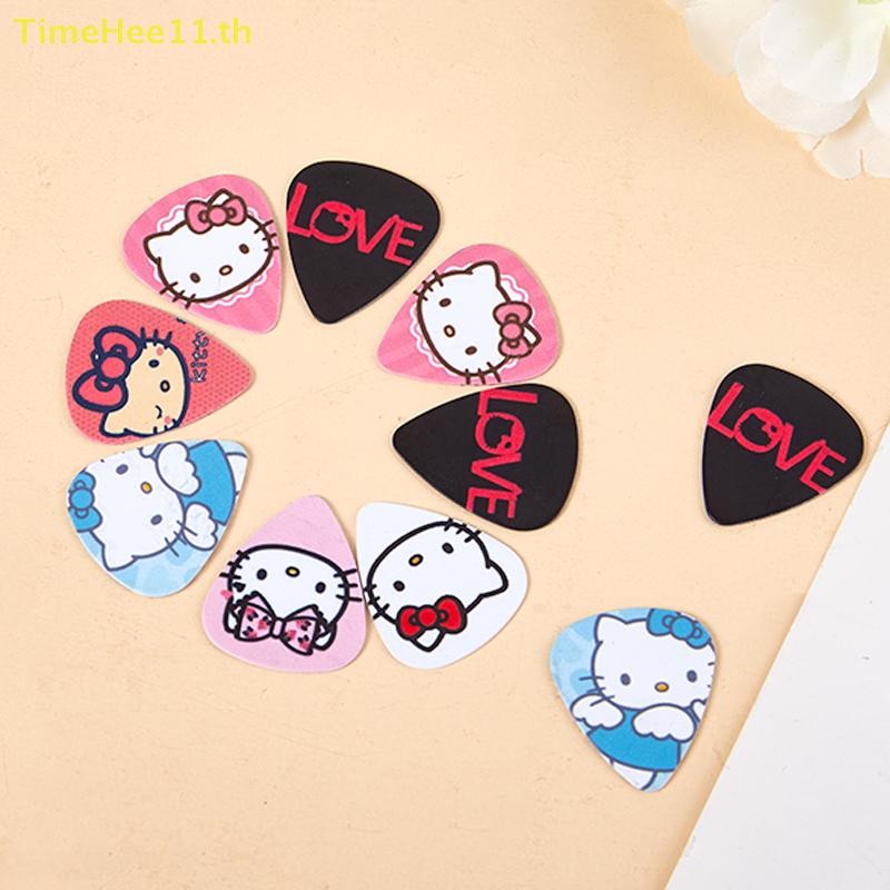 TimeHee 5 ชิ้นกีตาร์ Picks การ์ตูนไฟฟ้า Smooth Bass กีตาร์อะคูสติกเครื่องมืออุปกรณ์เสริมของขวัญกีตาร์ Pick เครื่องมือ TH - รูปที่ 5