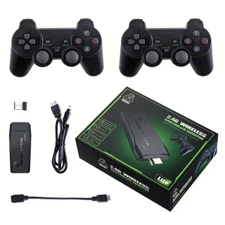 【COD】M8 Pro เกมคอนโซล 4K ความละเอียด 64GB 20000เกมคอนโซล + คอนโทรลเลอร์คู่ไร้สาย 2.4G เหมาะสำหรับแล็ปท็อป/พีซี/ทีวี