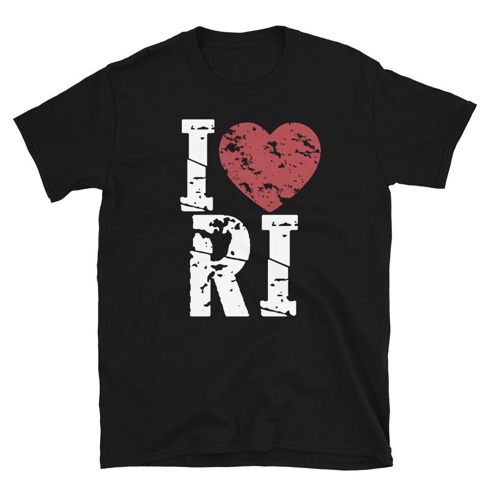 I Love Ri State Of Rhode Island Design เสื้อยืด Unisex