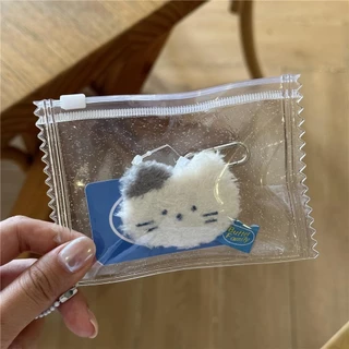 อิน ใสประกาย10เซนติเมตรการ์ดขนาดเล็กโพลารอยด์ถุงเก็บบาร์ลูกอมถุงซิปหุบเขาแสดงผู้ถือบัตรจี้