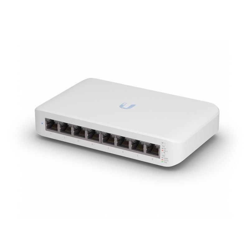 มีจำหน่ายในสต็อก/Ubnt USW-Lite-8ที่รวดเร็ว/16-poe Gigabit POE แหล่งจ่ายไฟแบบรวมศูนย์กระจายความร้อนแบ