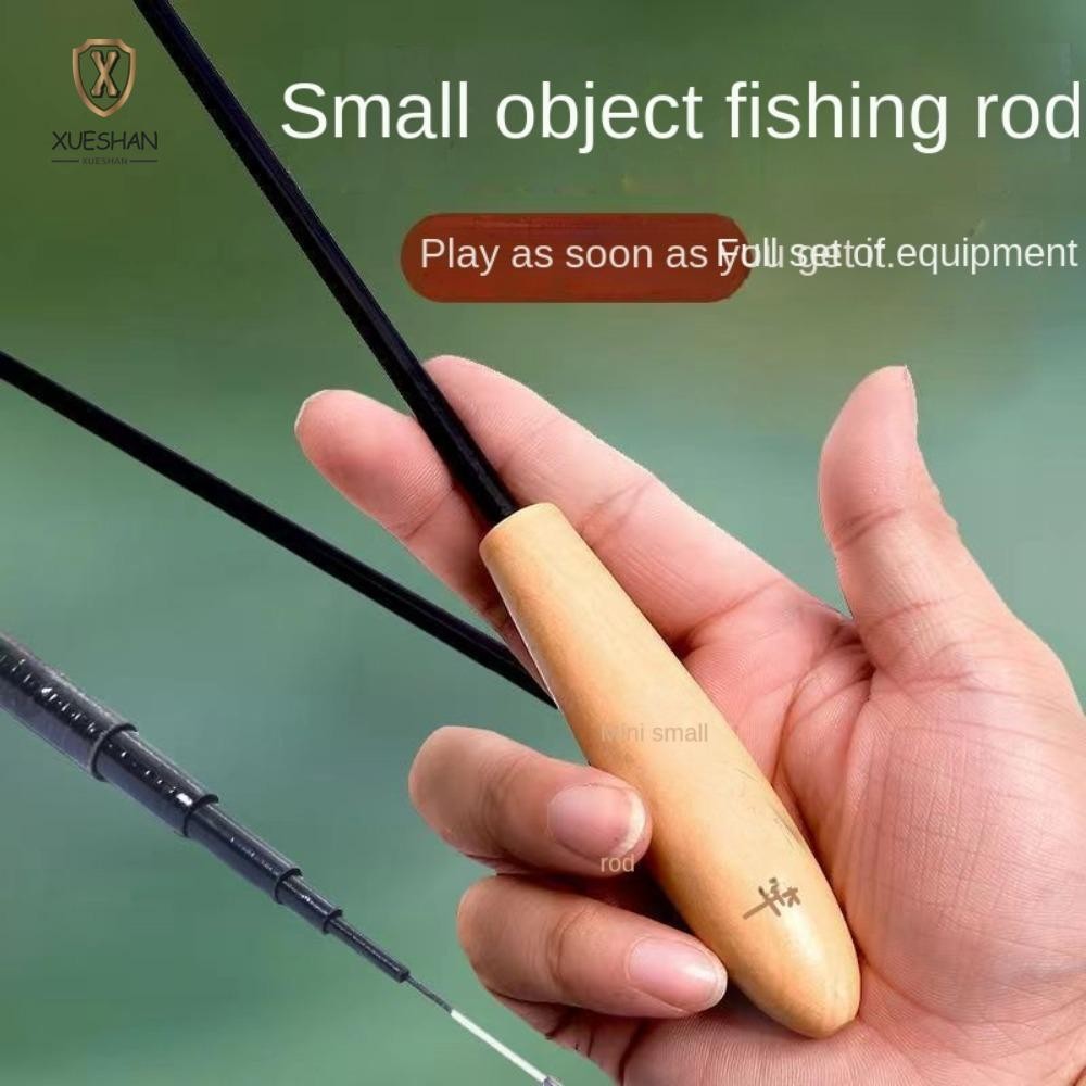 Xueshan เบ็ดตกปลาครบชุด, Telescopic Spincast Fishing Reel ชุดเบ็ดตกปลา, เด็กแก้ว Fibre Casting Rod Fishing Pole Feeder Rod Combo ตกปลา