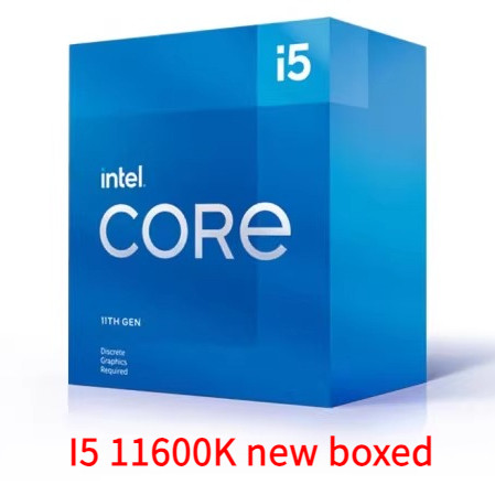 Intel Core I5 11400F 11400 11500 11600K 11600KF 11600 Boxed CPU เวอร์ชันอย่างเป็นทางการใหม่