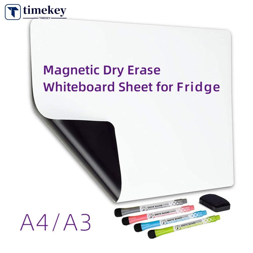 TME A4/a3 แม่เหล็กแห้งลบกระดานตู้เย็นเครื่องหมายไวท์บอร์ดแผ่น,บ้านครัว Erasable ยืดหยุ่นตู้เย็นแม่เหล็กสติกเกอ