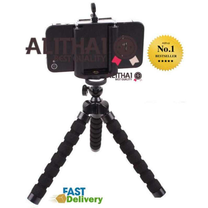 Alithai ขาตั้งกล้อง ขาตั้งมือถือ หนวดปลาหมึก Gorillapod Flexible Tripod Octopus tripod (Size S)