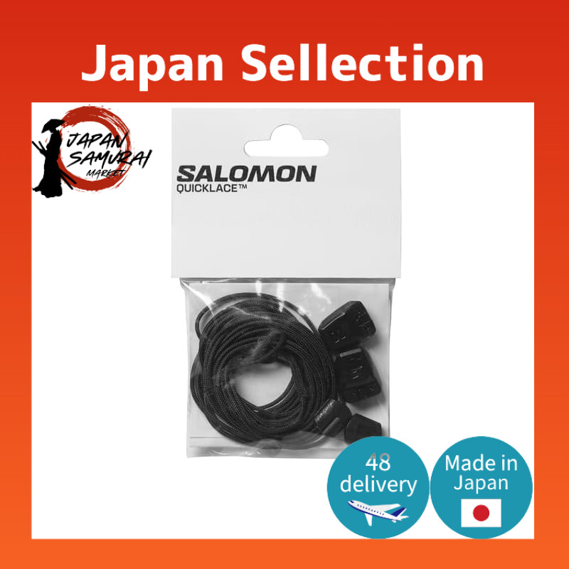 [Salomon] Shoelaces QUICKLACE KIT Black Free Size- Direct from Japan
