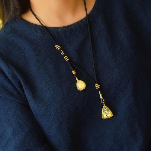 18/18/ใหม่ไทยพระเครื่องโซ่ออกแบบ S หัวเข็มขัดด้านข้างคู่สามหรือสี่ห้อยสร้อยคอ Thangka คริสตัลปลอดภัย