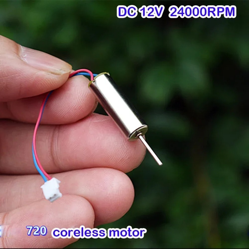 {bestshe}Reliable Coreless Motor for DIY Hobby Toy Model 7mm x 20mm 24000RPM 12V DC