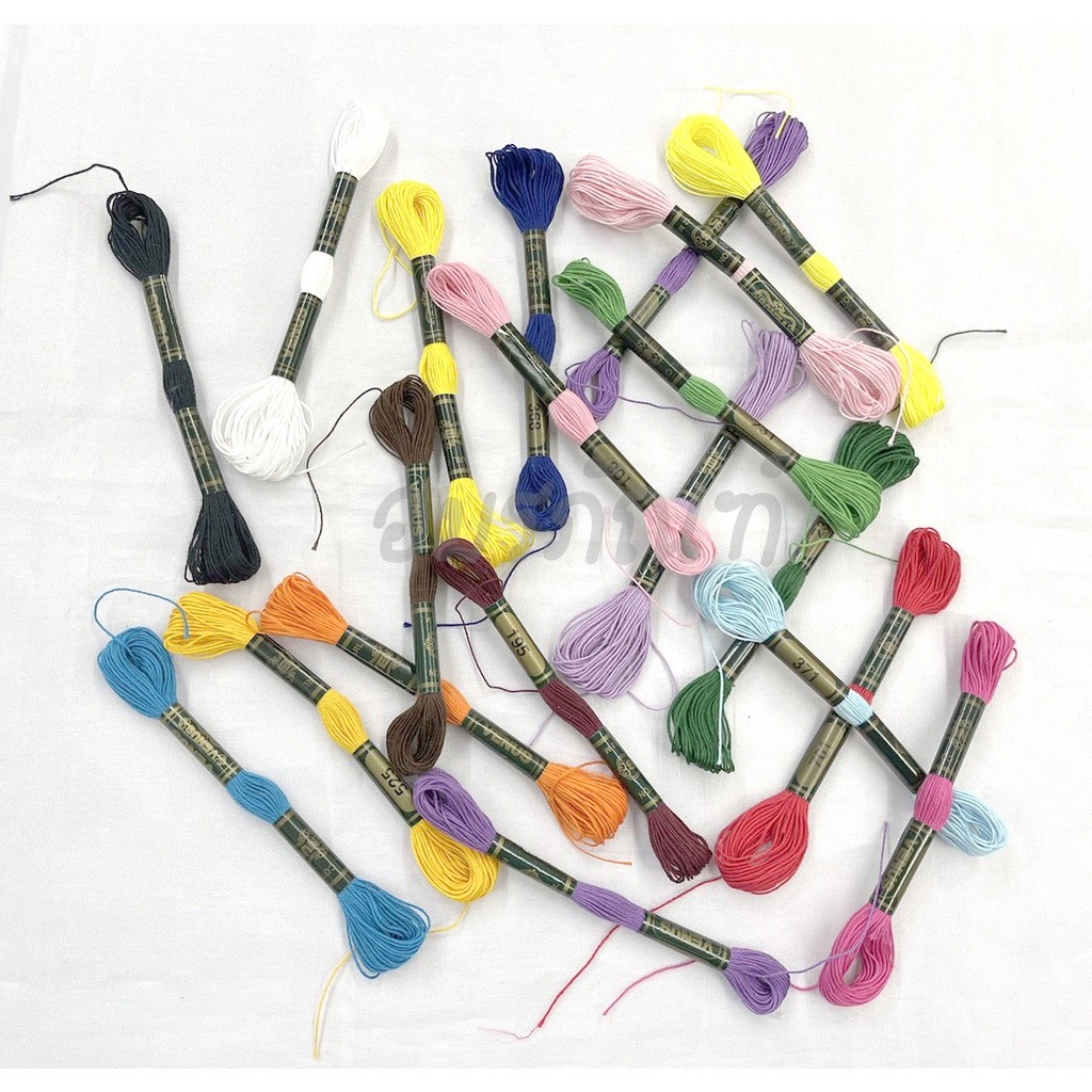 ด้ายมุกมัน ไหมมุกมัน ไหมปักชื่อ ด้ายวีนัส ไหมปักชื่อนักเรียน #25 ความยาว 12 เมตร ยี่ห้อวีนัส ด้ายมุขมัน ยกกล่อง