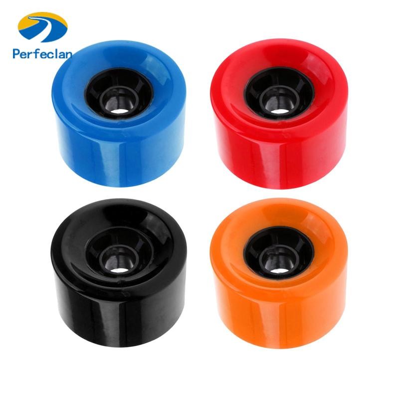 Perfeclan Longboard ล้อสเก็ตบอร์ดไฟฟ้าทนต่อการสึกหรอทดแทน Cruising กลางแจ้ง