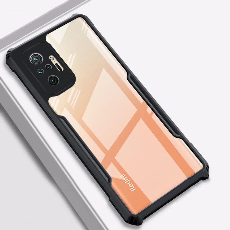 สําหรับredmiหมายเหตุ10 Pro Max 10S 10T 10Xหมายเหตุ9 Pro Max 9S 9Tหมายเหตุ8 Pro 8T 4G 5G Shockฤดูใบไม้ร่วงป้องกันกรณีโปร่งใส