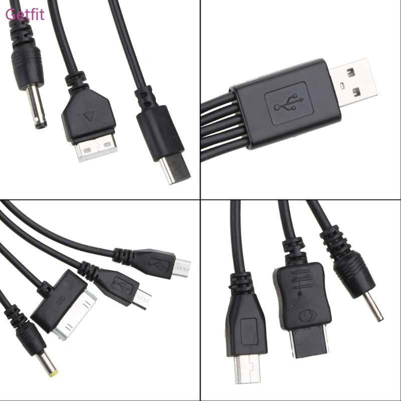 Universal USB To Multi Plug Cellpahone Charger Cable 10 in 1 USB Cable 20CM