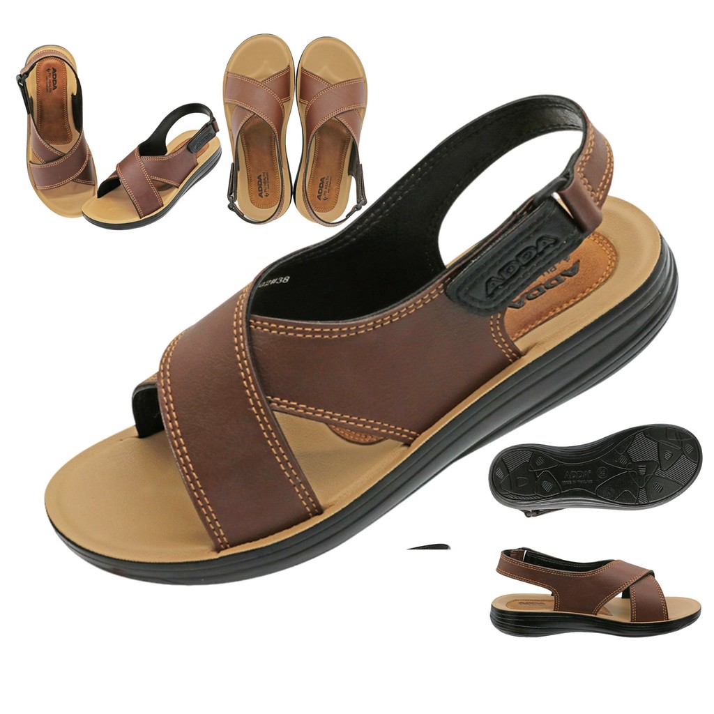 ADDA รองเท้าแตะผู้หญิง PU รุ่น 72602(Size36-41)ใส่สบายทุกการเดินดีสายรัดปรับได้ พื้นนุ่ม ลดปวดเมื่อย