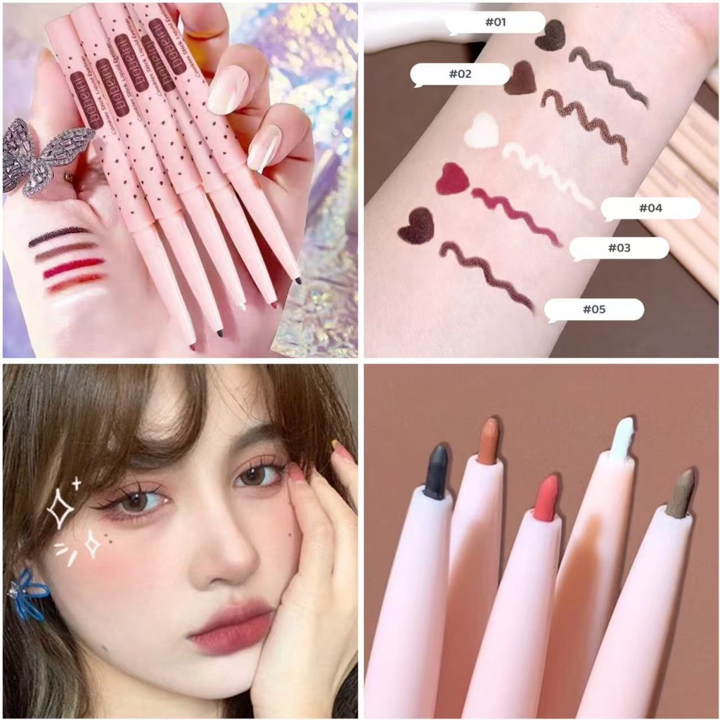 shiny girl: ปากกาอายไลเนอร์ กันน้ํา ไม่เปื้อนง่าย ลบออกง่าย สําหรับแต่งหน้า มีหลายสี E0301
