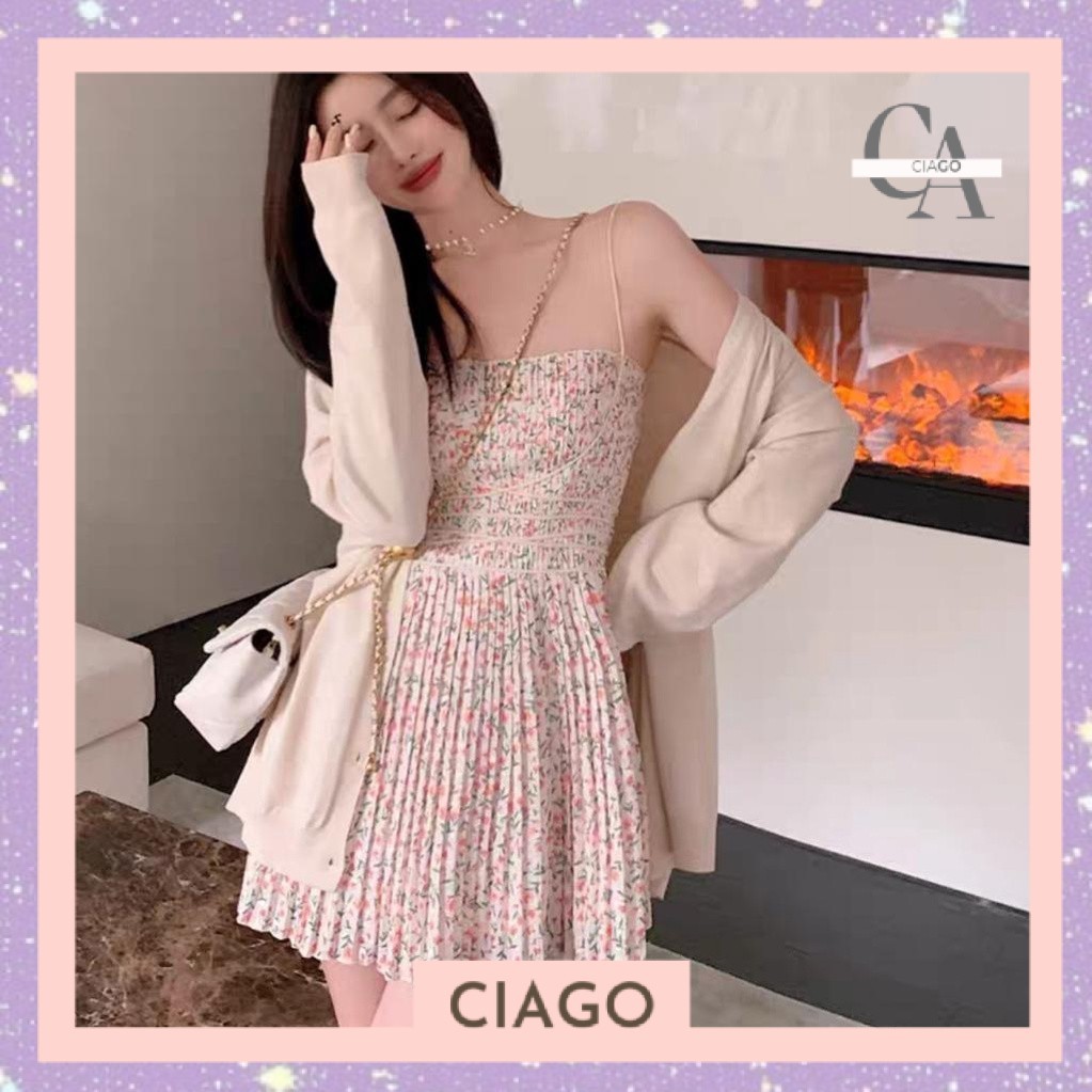 Ciago ชุดเดรสแฟชั่นสําหรับผู้หญิงสไตล์เกาหลี bkk3780