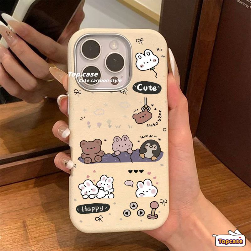 สําหรับVivo Y04 Y28 Y36 V29E V25 Y15 Y15A Y17 Y19 Y20 Y21 Y21T Y30 Y50 Y51 Y1s Y02 Y02s Y91 Y93 Y95 Y95 ฝาครอบหนัง Happy Bearกรอบรูปแบบหนังกรณีกรณีกรณีกรณีกรณีกรณีกรณีกรณีหนังชุบนุ่มรูปแบบหนัง ราคา ถูกที่สุด ดีลบีเคเค แกลเลอรีภาพที่ 6