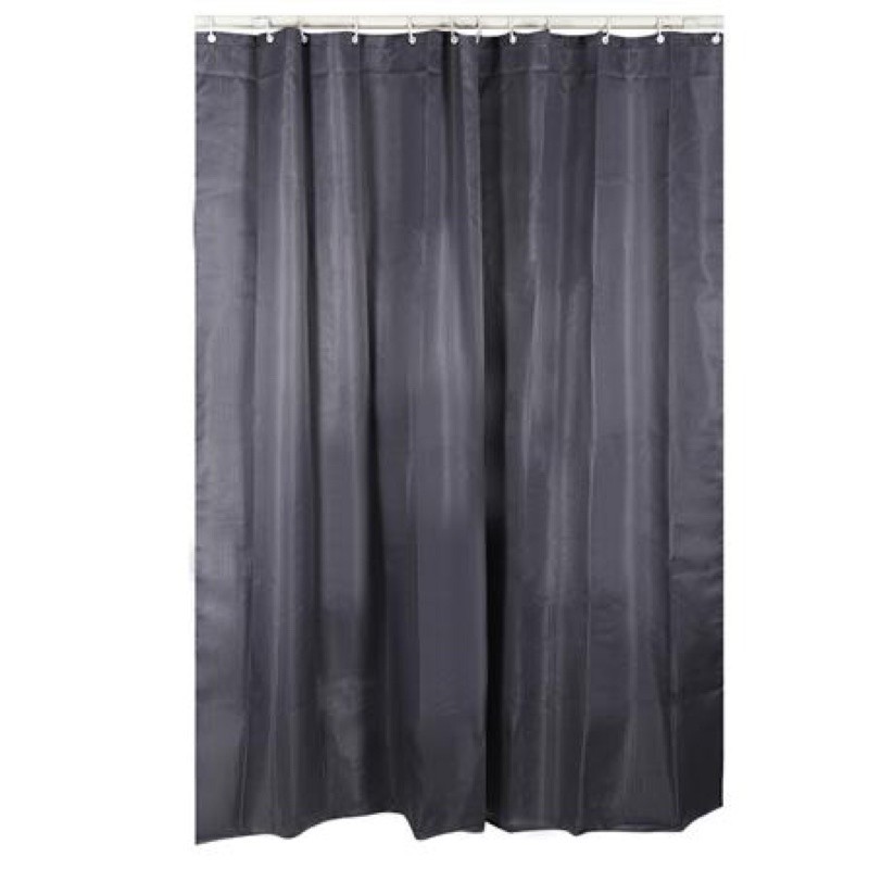 ม่านห้องน้ำ POLY MOYA ST20-GREY 180X180 ซม.