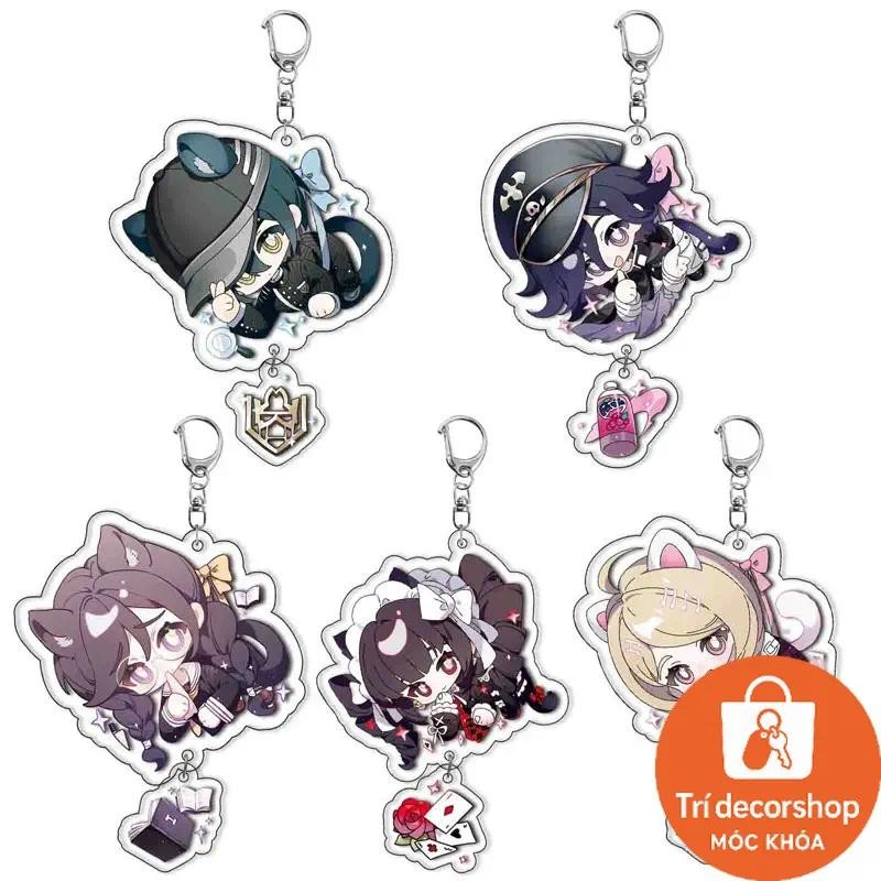 อะนิเมะ Danganronpa V3: Killing Harmony Anahtarlçk คอสเพลย์ Saihara Shuichi Kokichi Oma Kolye Anahlı