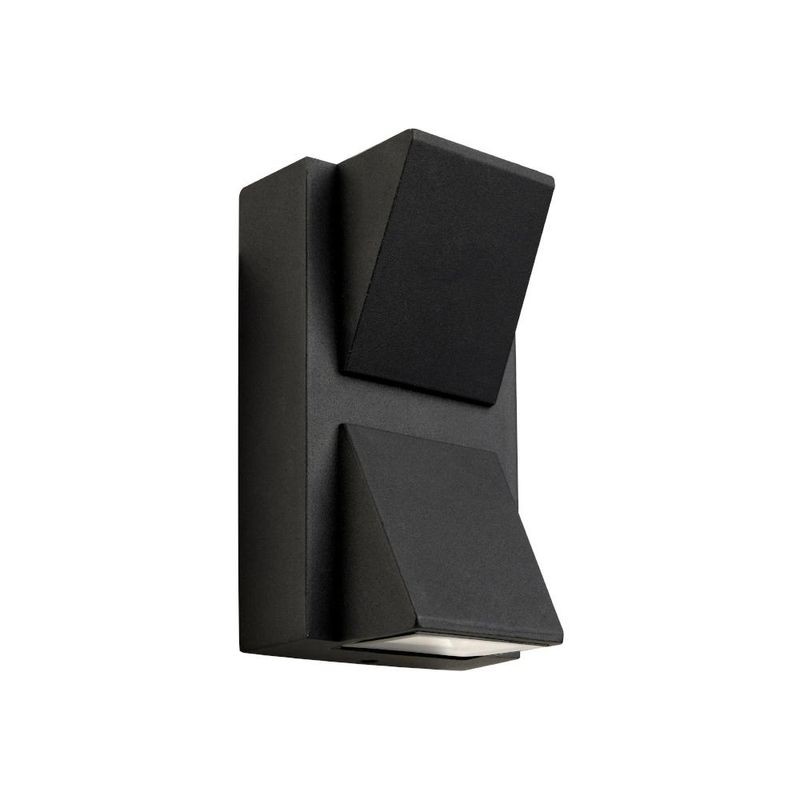 L&E ไฟผนังภายนอกLED #WLL444/BK-6W/3K