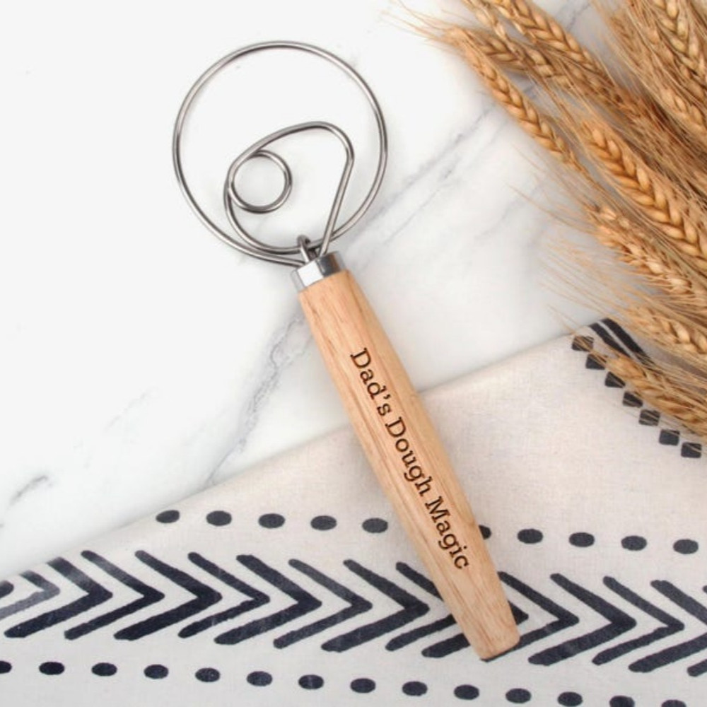 ฟรีส่วนบุคคลไม้ปัดแกะสลักเดนมาร์กแป้งปัดที่กําหนดเอง เปรี้ยว ปัด ของขวัญสําหรับ คนทําขนมปัง - รูปที่ 6