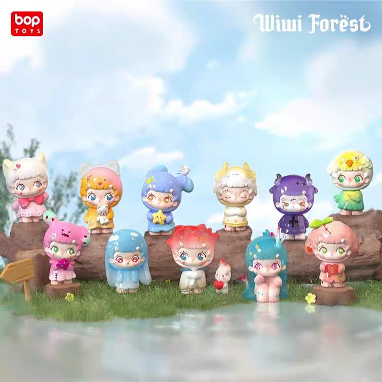 Wiwi Forest Inner World Series Pvc พร้อมหมายเลข 8.8 ซม. 10 ชิ้น