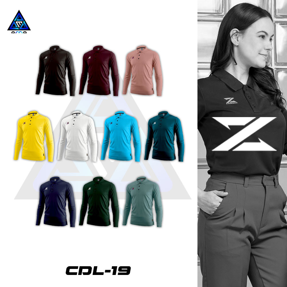ลดแล้วลดอีก30% [[ส่งฟรี!! มีเงินคืน]] CADENZA เสื้อโปโลหญิง รหัส CDL-19Y ชุดที่ 1 แท้100%